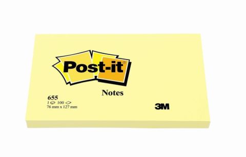 3M Sticky Note Pad 3"X5" 100 Sheets