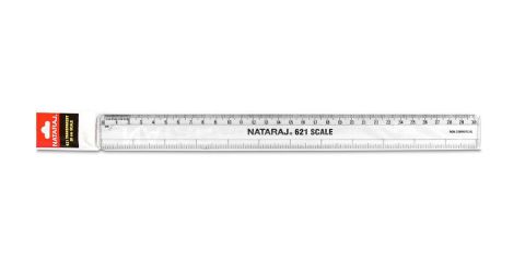 Nataraj 621 Plastic Scale 12" 30 cm