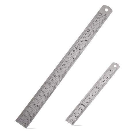 Stainless Steel Scale 12"- High Quality