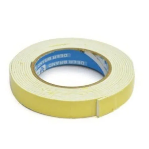 Yellow Double-Sided Foam Tape 1"
